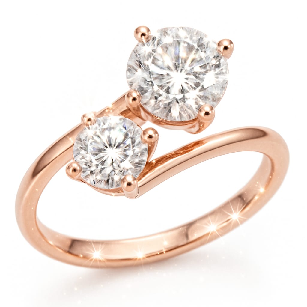 La DiaMantés | Infinite Bond Two-Stone Diamond Ring