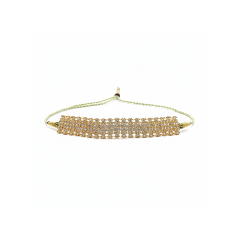 La Diamantes | Full Zircon Royal Mesh Choker Necklace