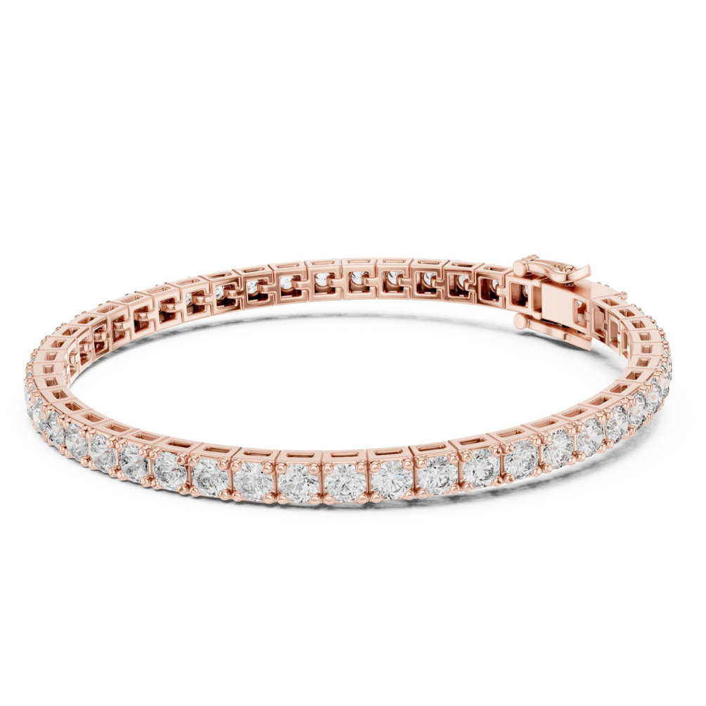 La DiaMantés | Radiant Rose Gold Diamond Bracelet