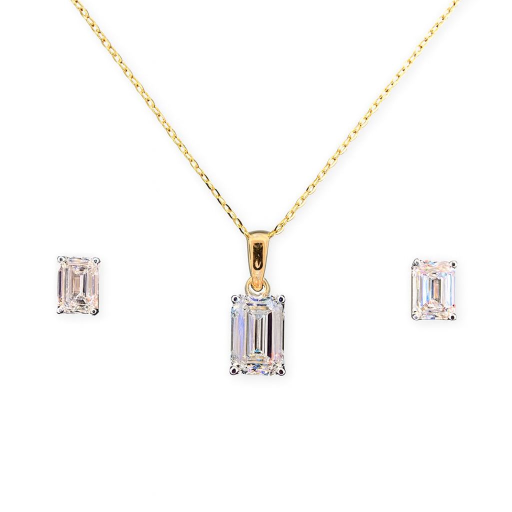 La DiaMantés | Emerald Radiance Diamond Set