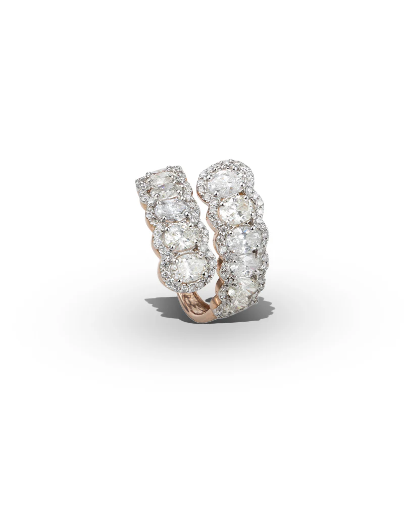 Diamond Cascade Ring La DiaMantés | Diamond Cascade Ring