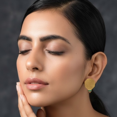 La Diamantes | Turquoise Ember Studs