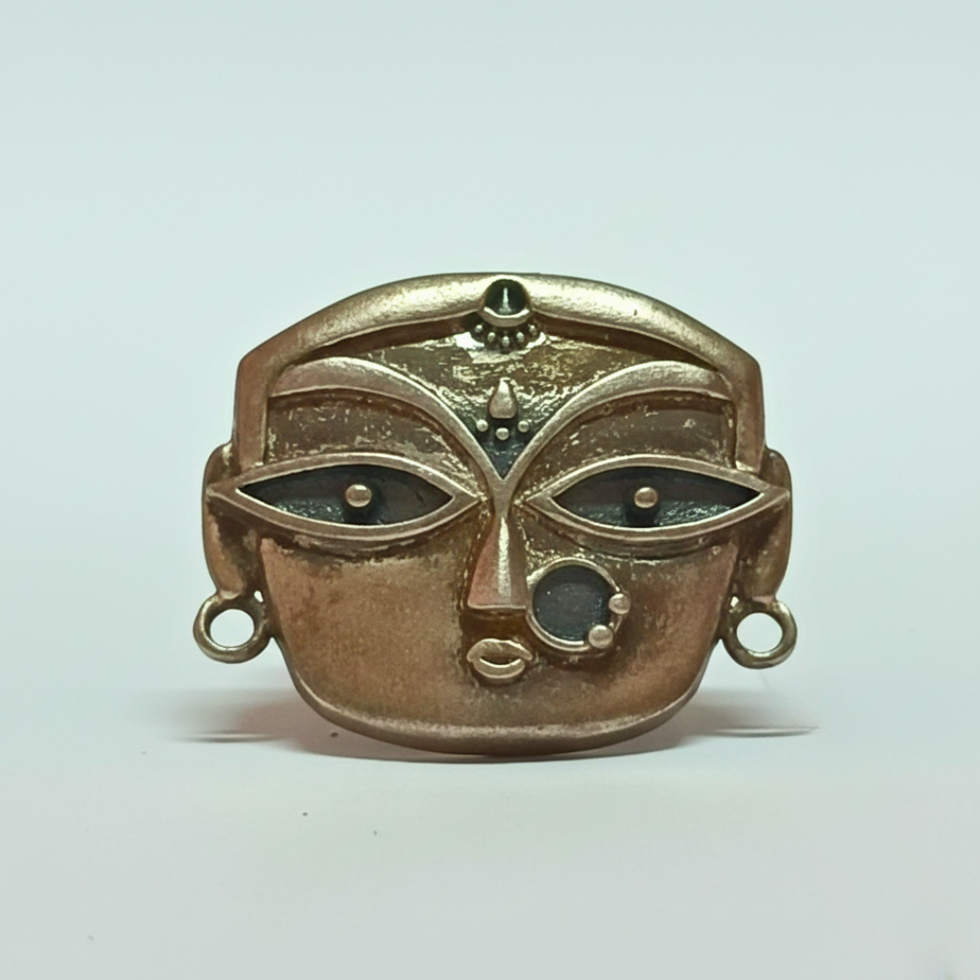 La Diamantes | Majestic Divine Mask Silver Ring